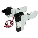 SMC solenoid valve 4 & 5 Port VQ1*1*, 1000 Series, 5 Port Solenoid Valve, Non Plug-in, Base Mounted